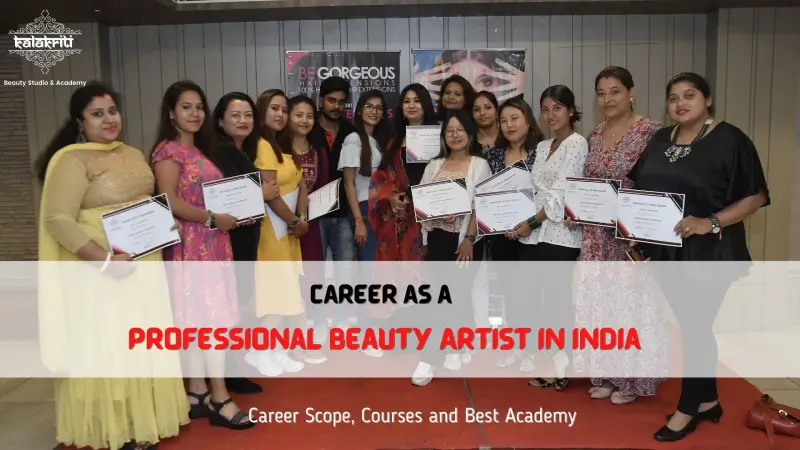 Career as a Professional Beauty Artist in India