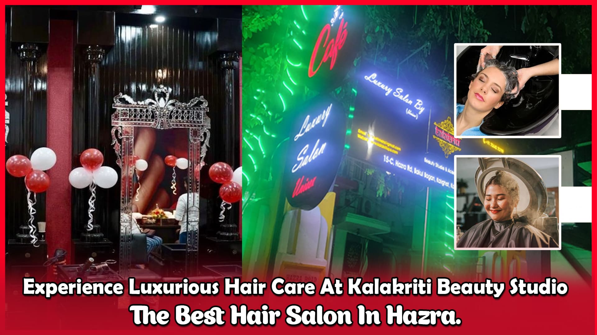 Experience luxurious hair care at Kalakriti Beauty Studio