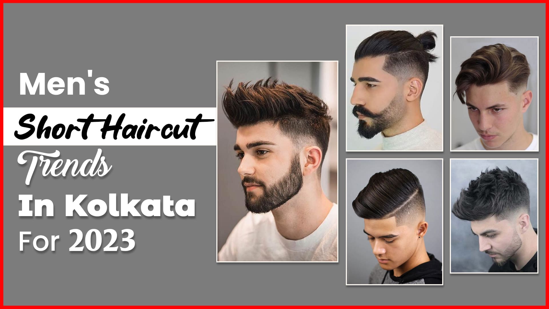 Men's short haircut trends in Kolkata for 2023